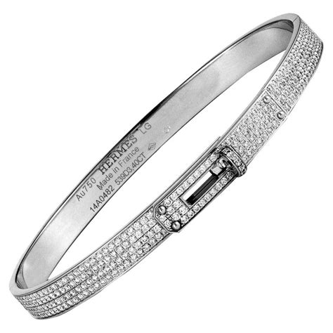 hermes diamond bracelet price|Hermes kelly bracelet full diamond.